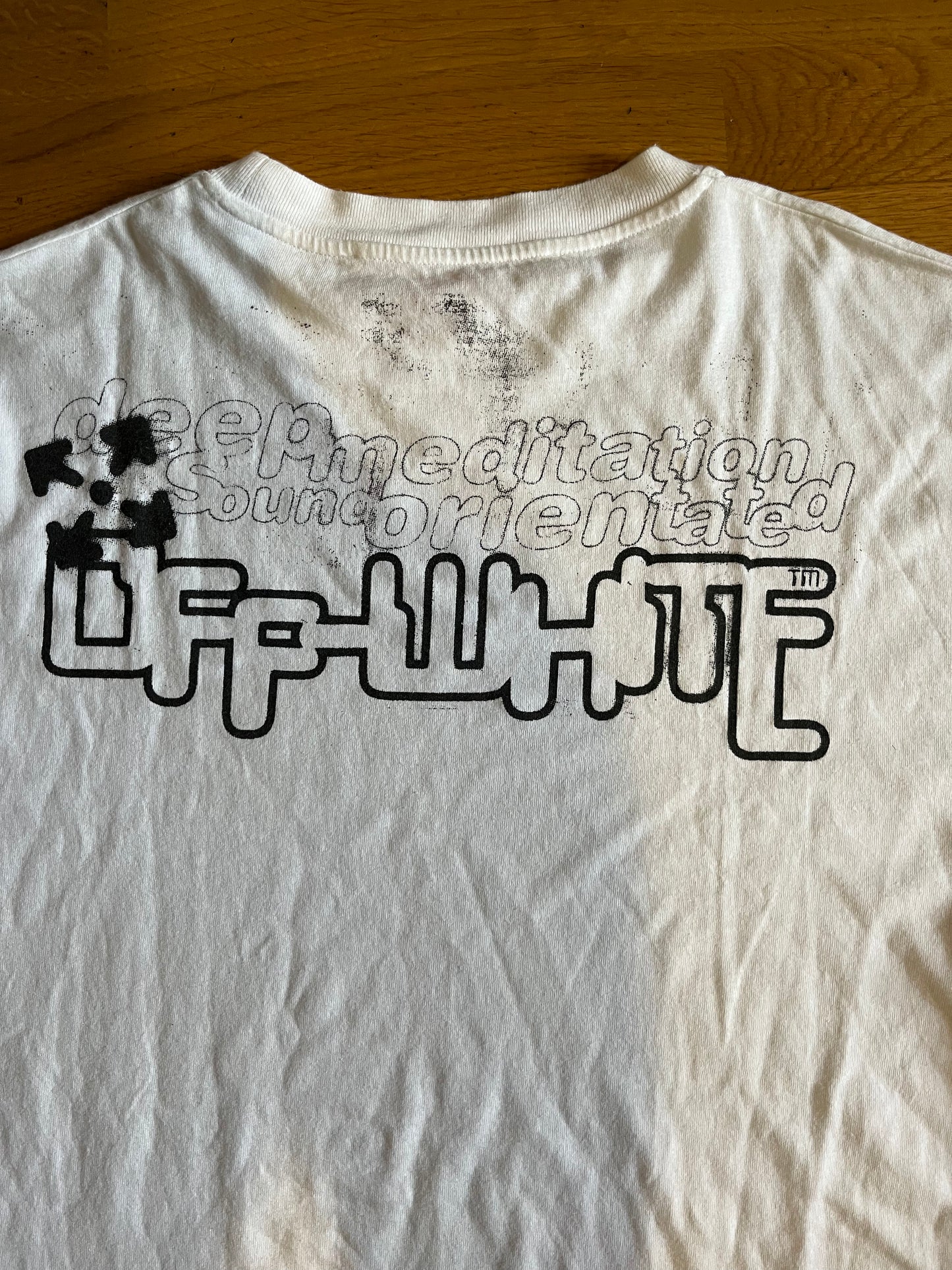 Off-White Deep Meditation Sound Tee White (used)