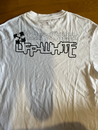 Off-White Deep Meditation Sound Tee White (used)