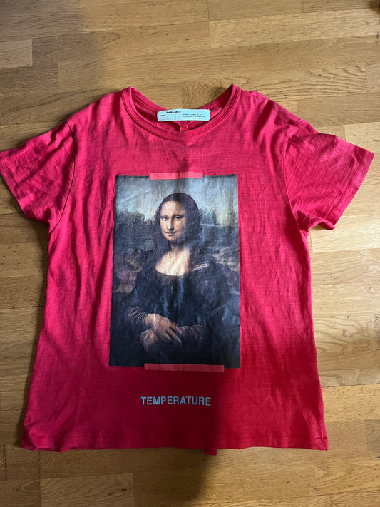 Off-White Mona Lisa Tee Red (használt)