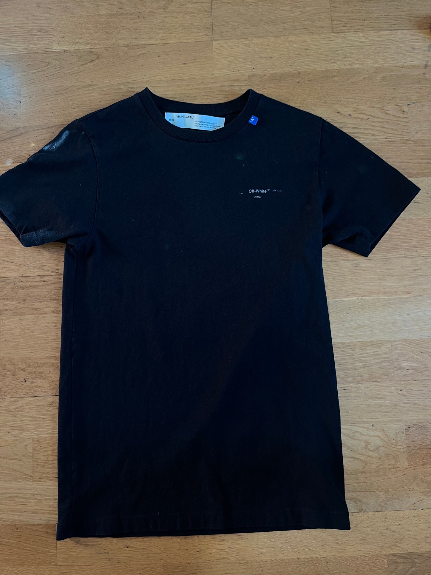 Off-White Backbone Tee Black (used)