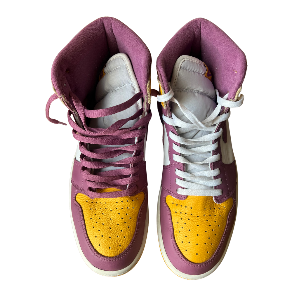 Jordan 1 High Brotherhood Felülnézet