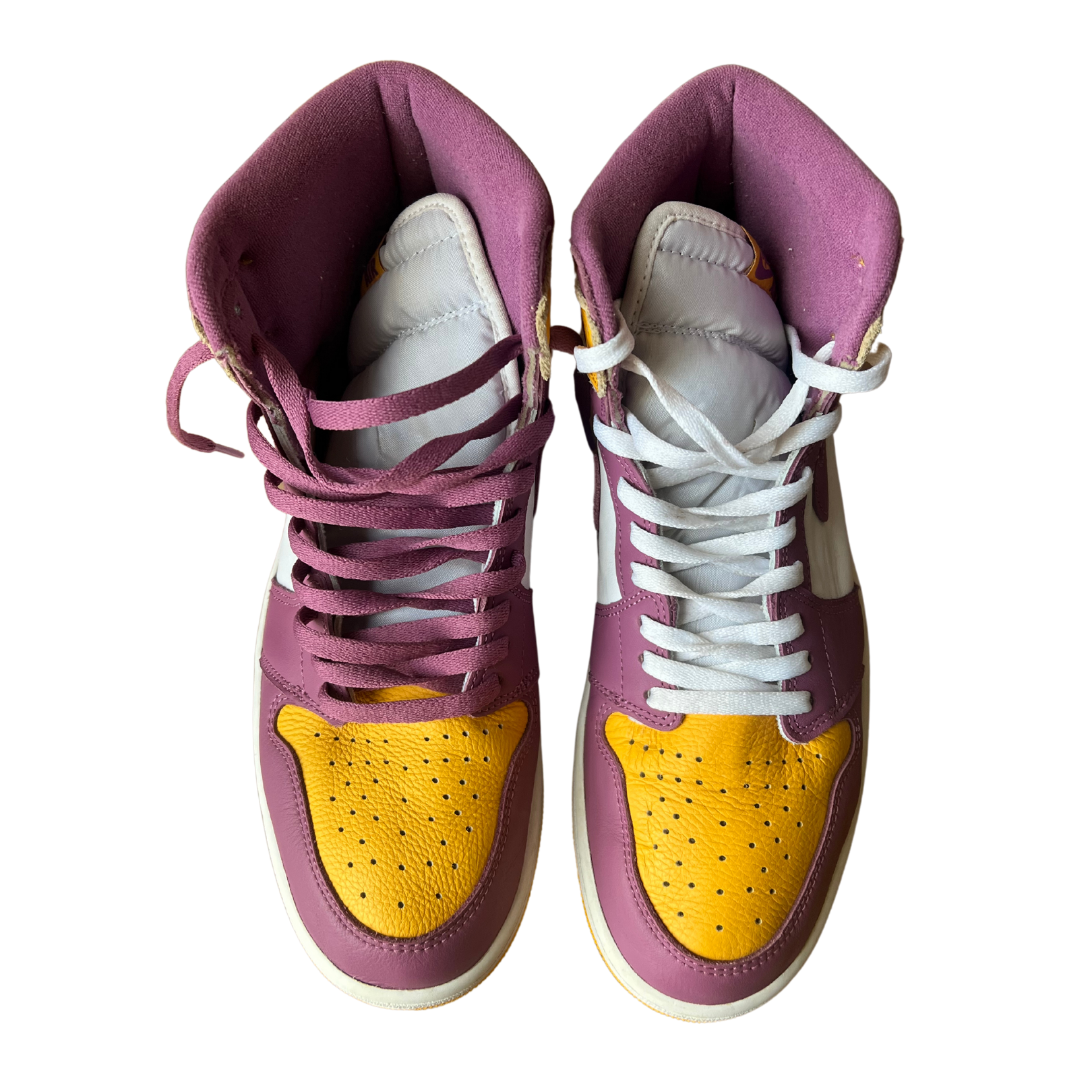 Jordan 1 High Brotherhood Felülnézet