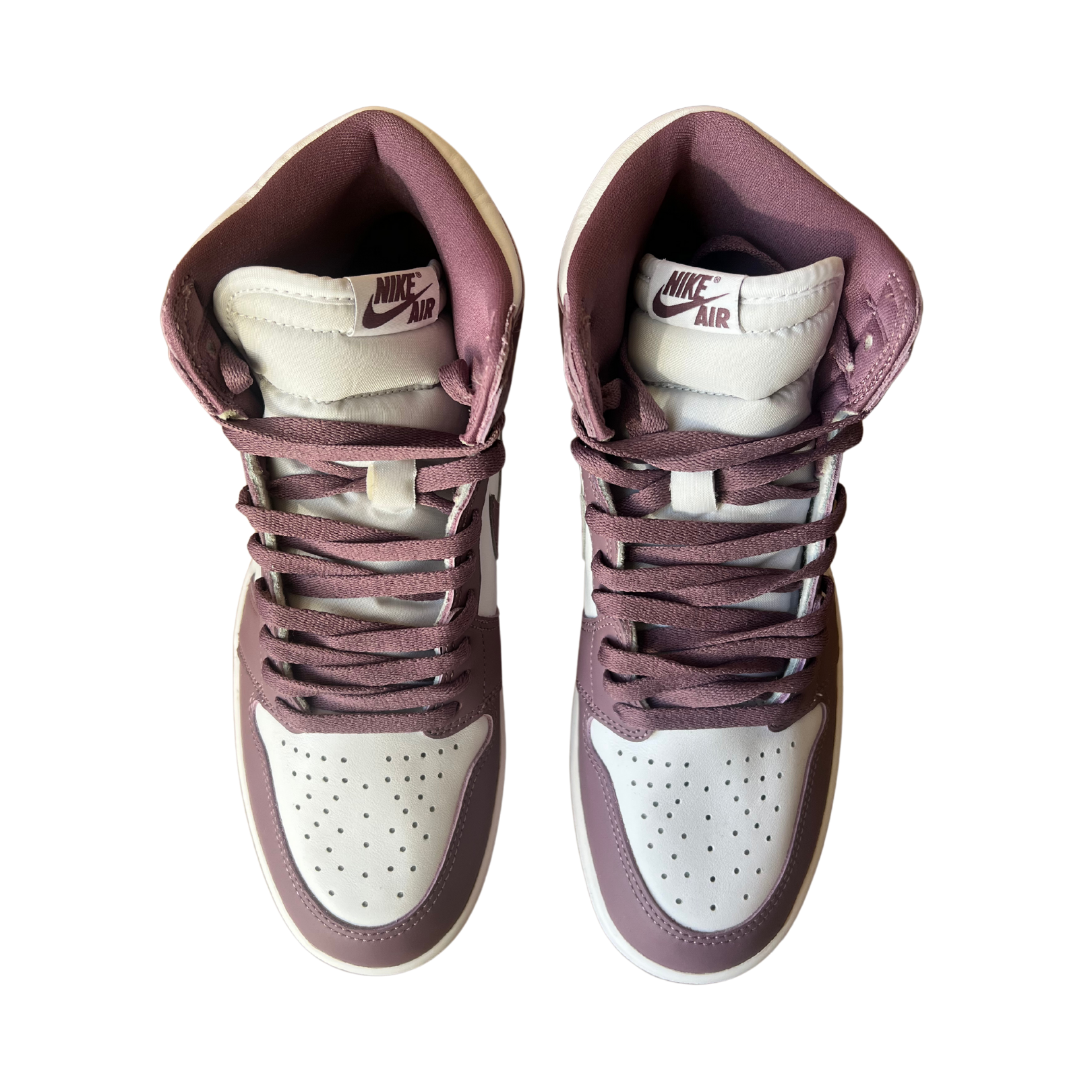 Jordan 1 High Mauve Felülnézet