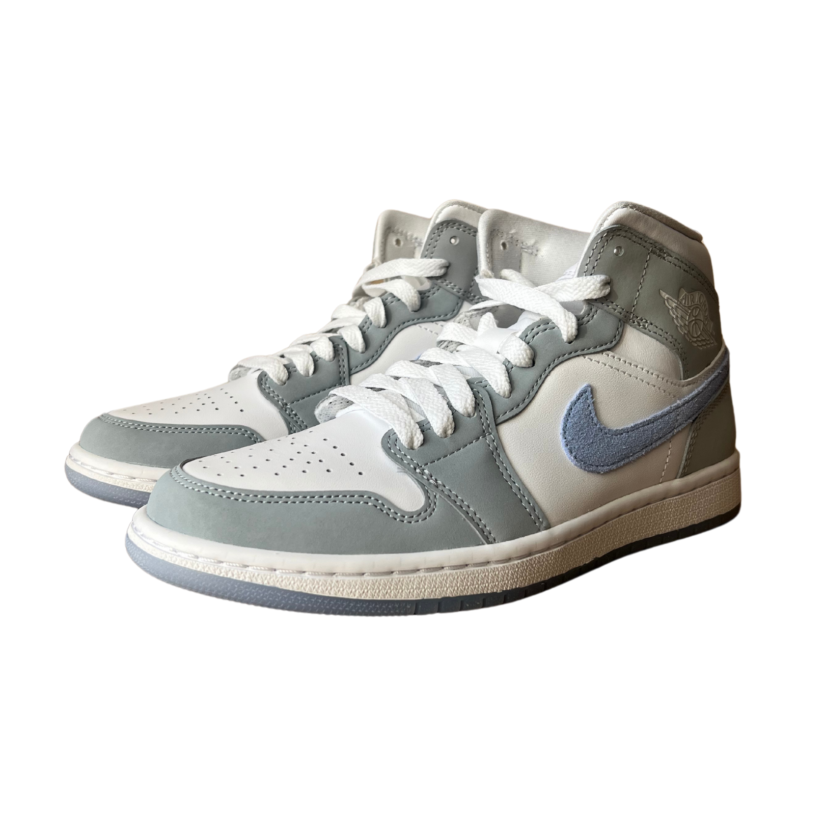 Jordan 1 Mid Wolf Grey Aluminum