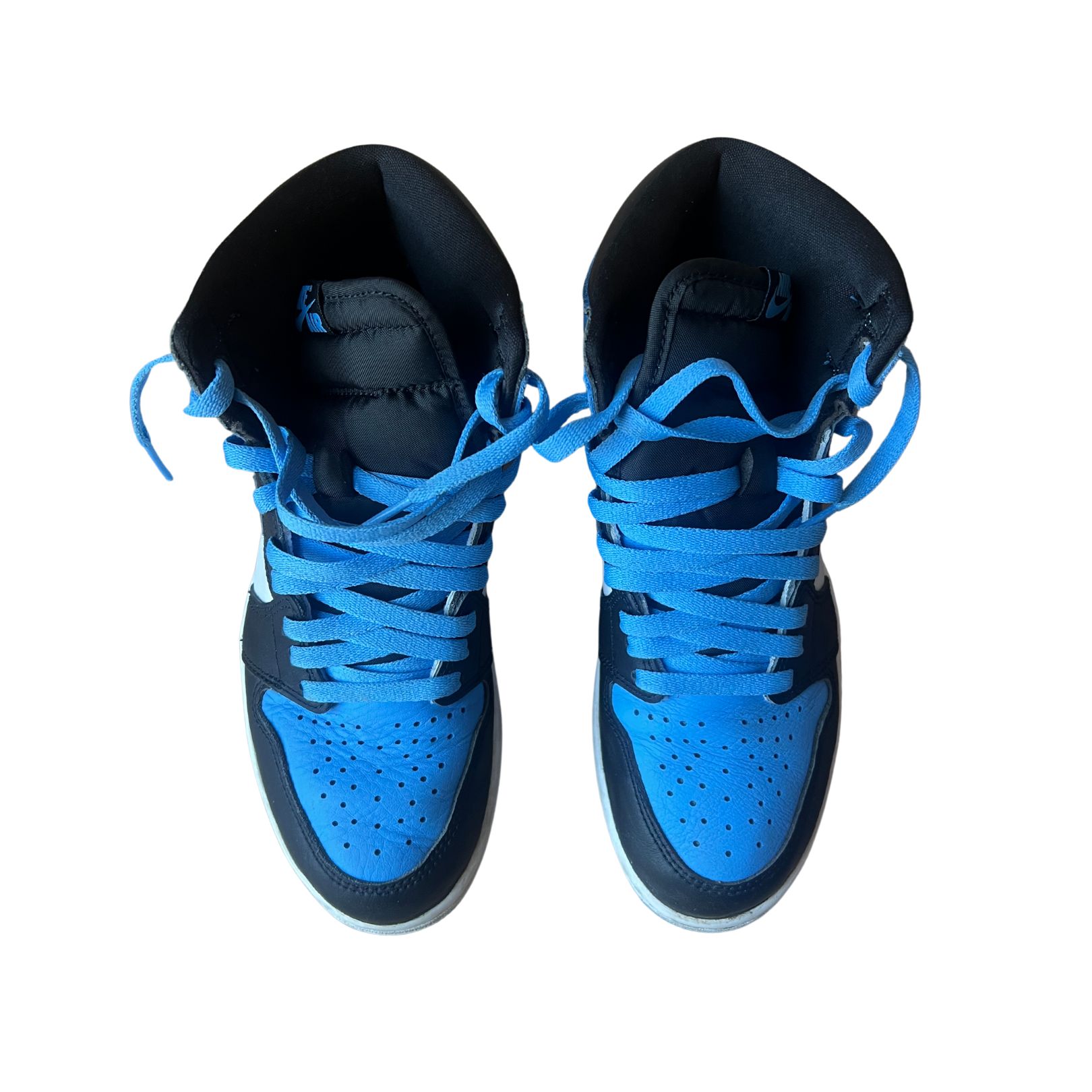 Jordan 1 High UNC Toe Felülnézet