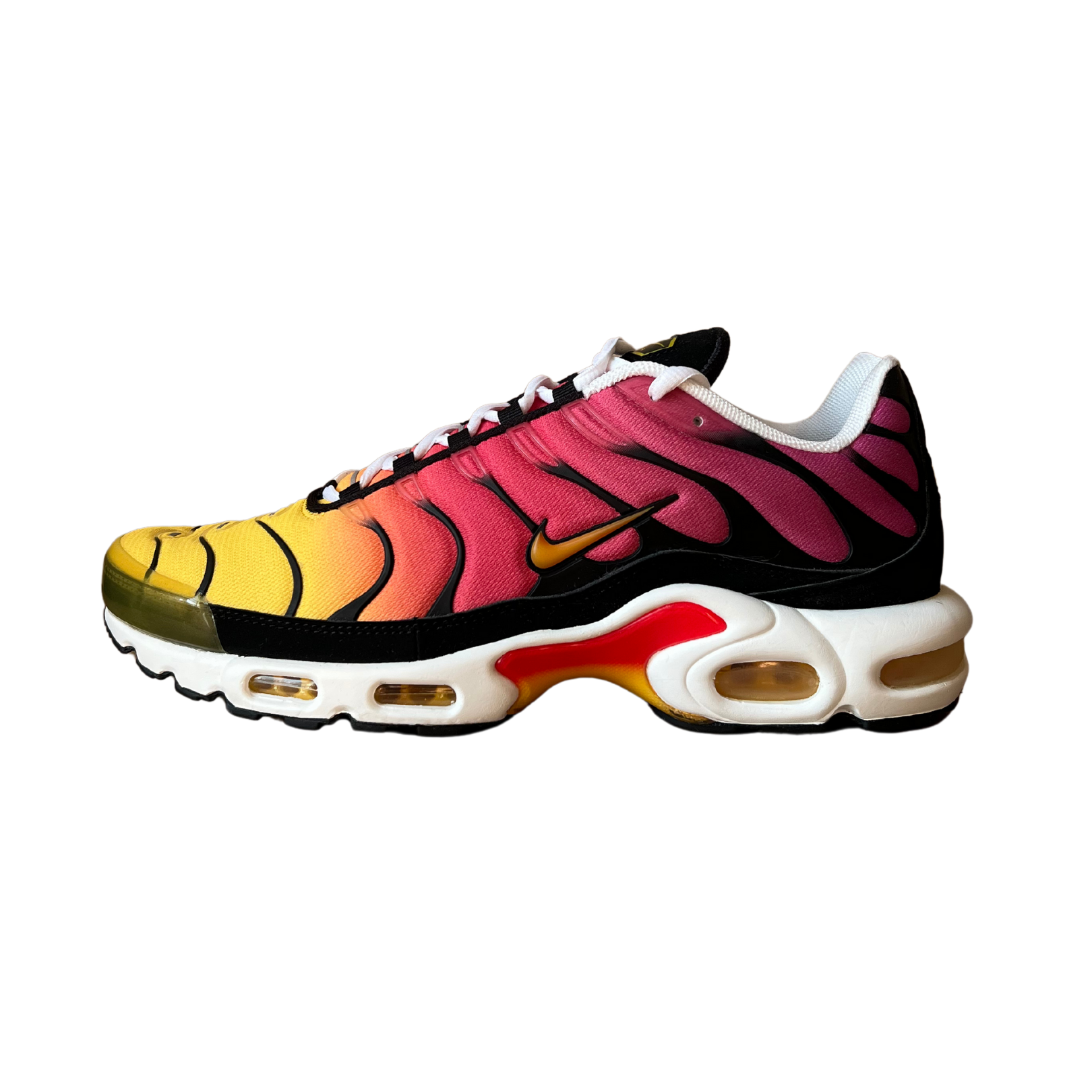 Nike Air Max Plus Yellow Pink Gradient oldalnézet
