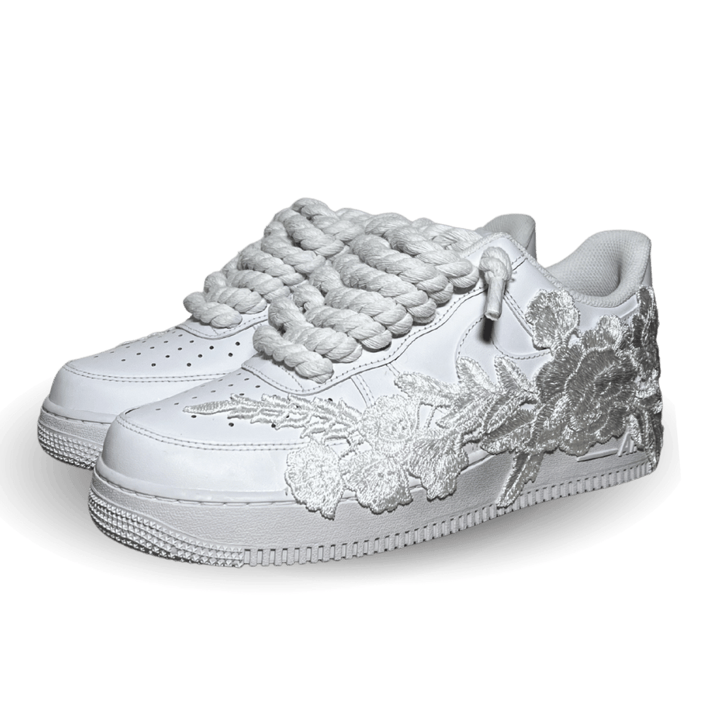 Nike Air Force 1 '07 Chunky Rope Lace Pure White Rose Csanadsoles
