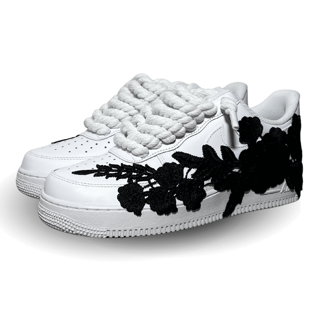 Nike Air Force 1 '07 Chunky Rope Lace White Black Rose Csanadsoles