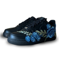Nike Air Force 1 Black Blue Rose Csanadsoles