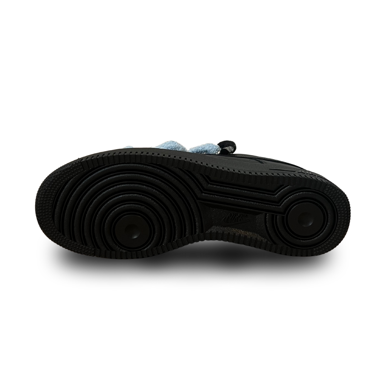 Nike Air Force 1 Black Chimney Cake Baby Blue Talp