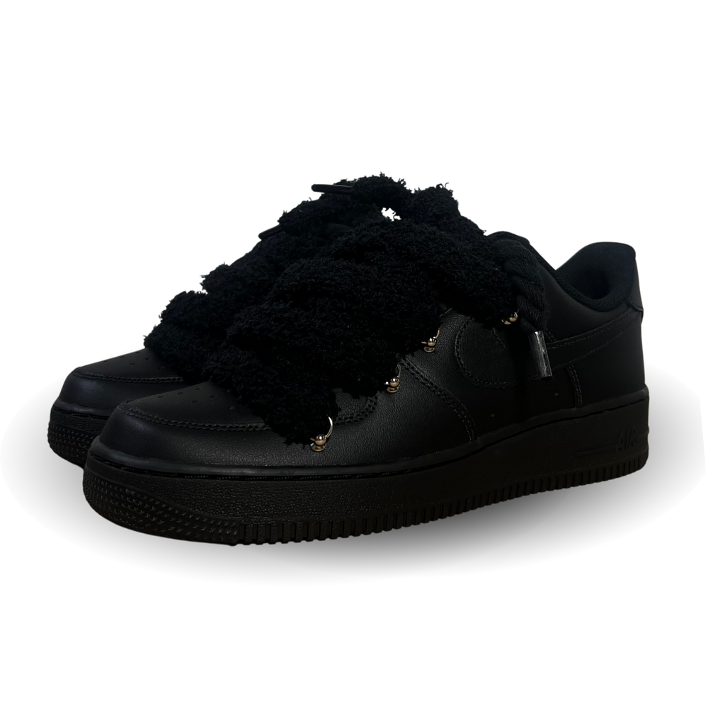 Nike Air Force 1 Black Chimney Cake Black Csanadsoles