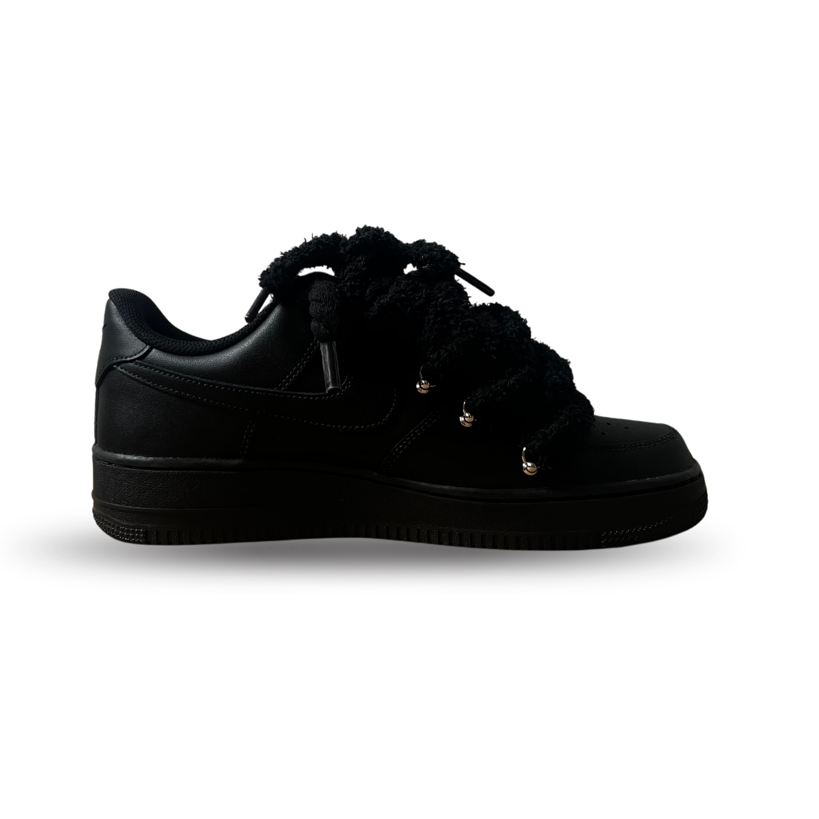 Nike Air Force 1 Black Chimney Cake Black Belső oldalnézet