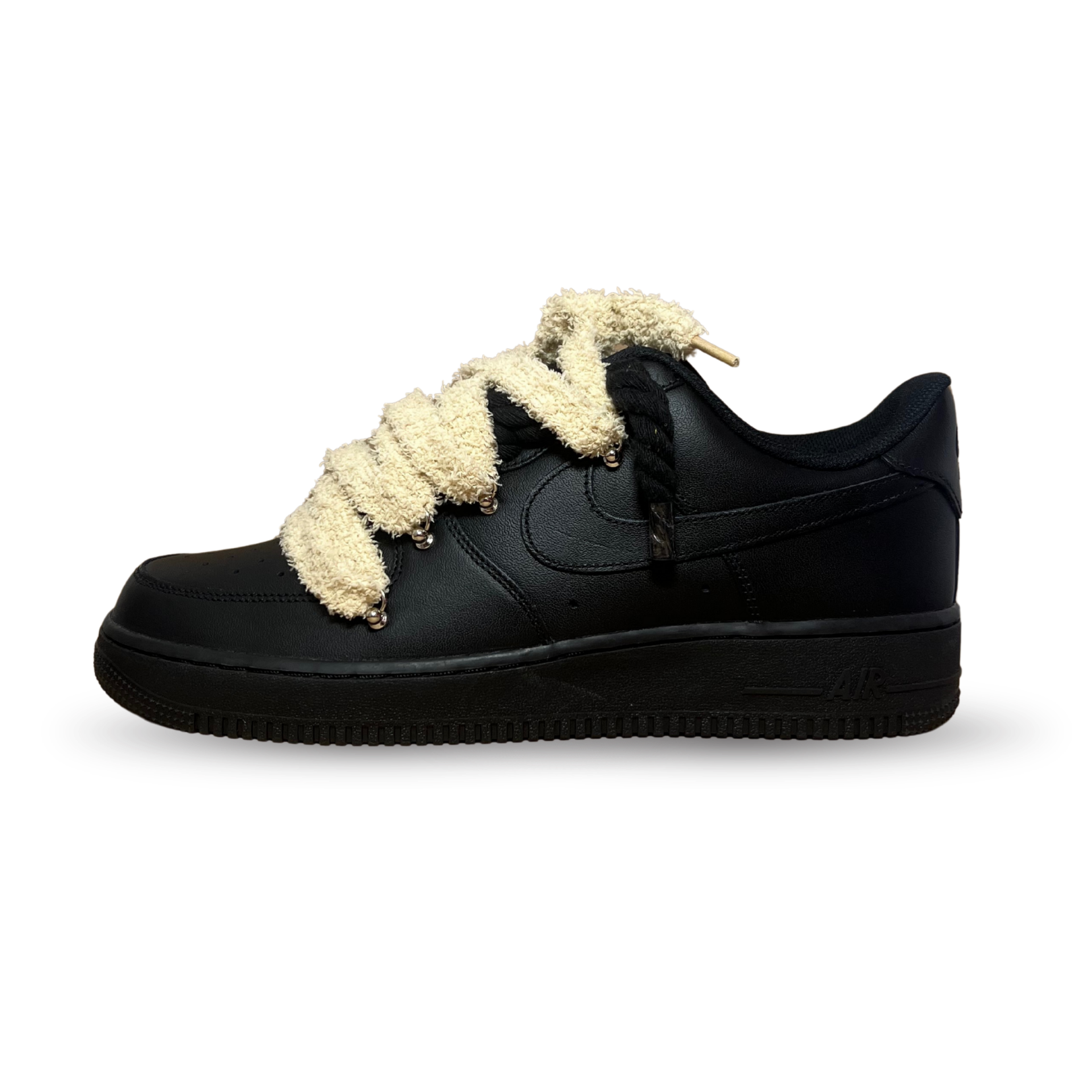 Nike Air Force 1 Black Chimney Cake Cinnamon Oldalnézet