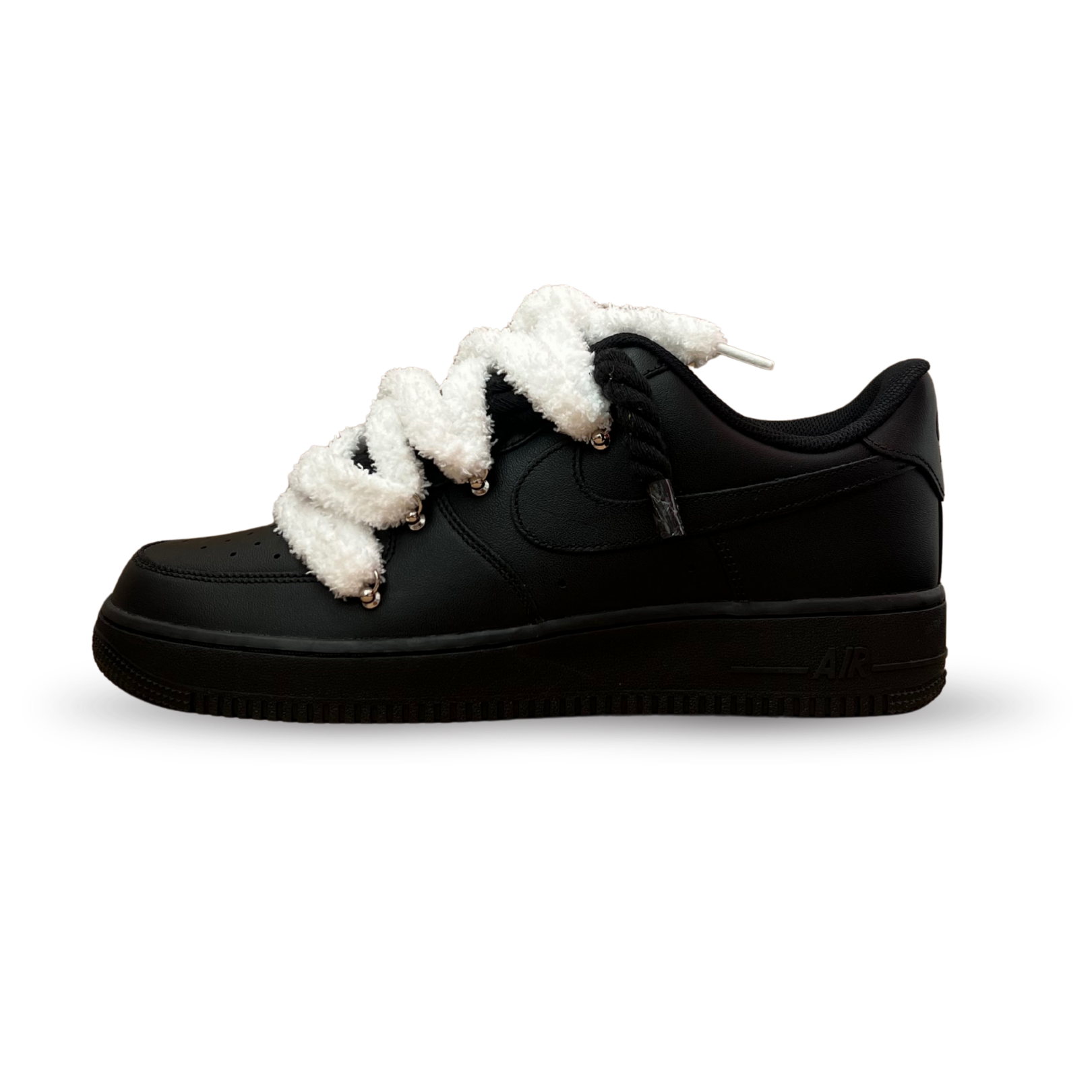 Nike Air Force 1 Black Chimney Cake Coconut Oldalnézet
