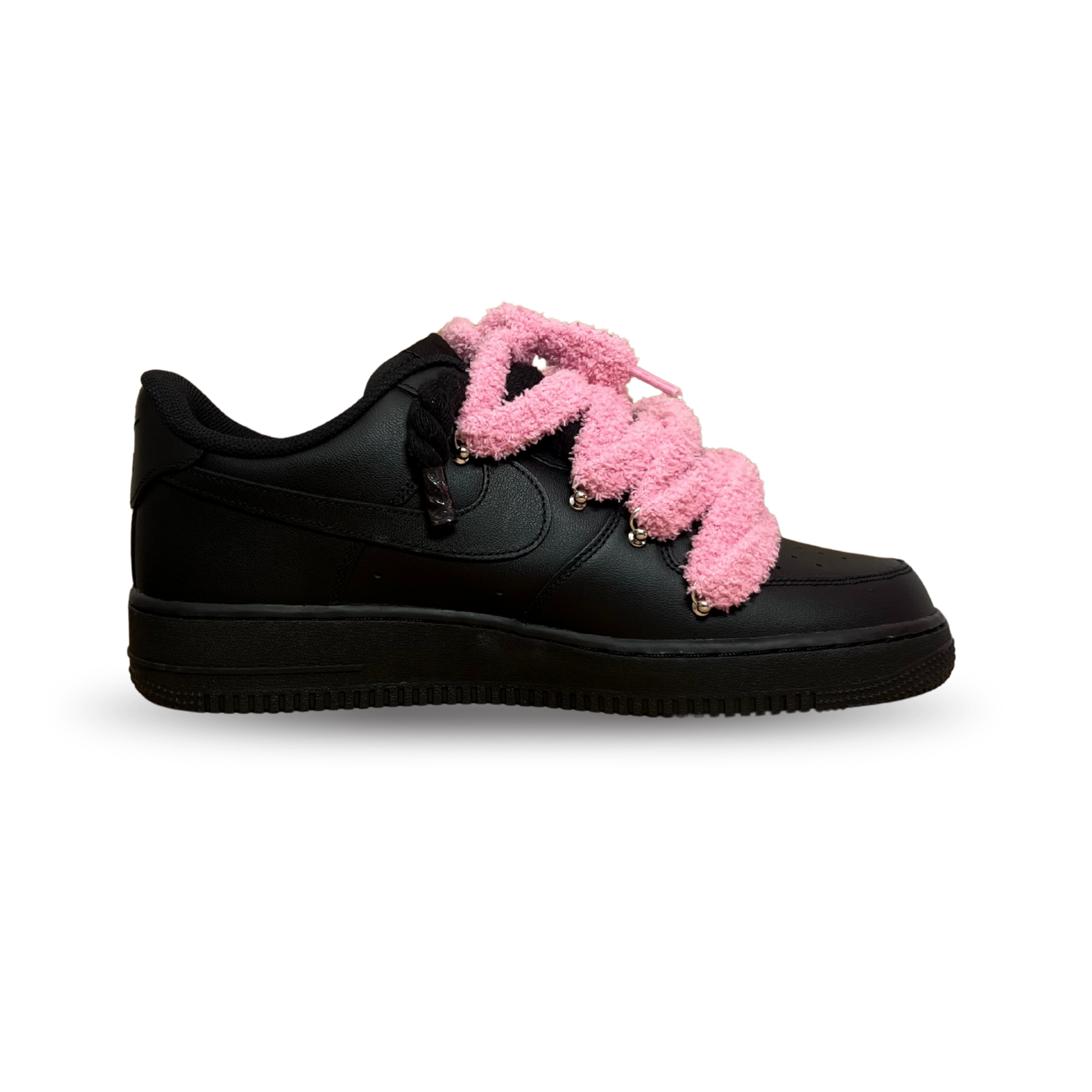 Nike Air Force 1 Black Chimney Cake Pink Belső oldalnézet