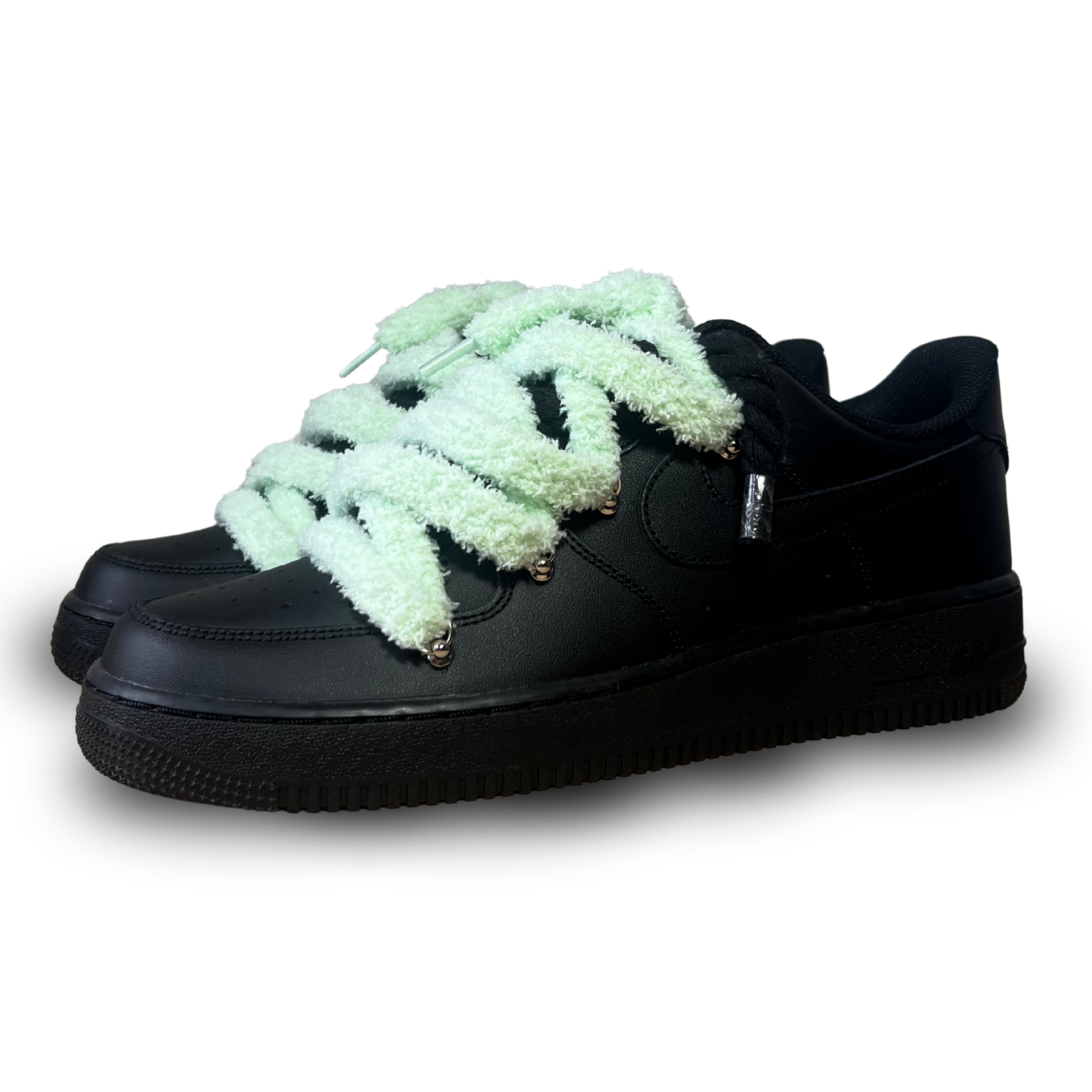 Nike Air Force 1 Black Chimney Cake Sweet Mint Csanadsoles