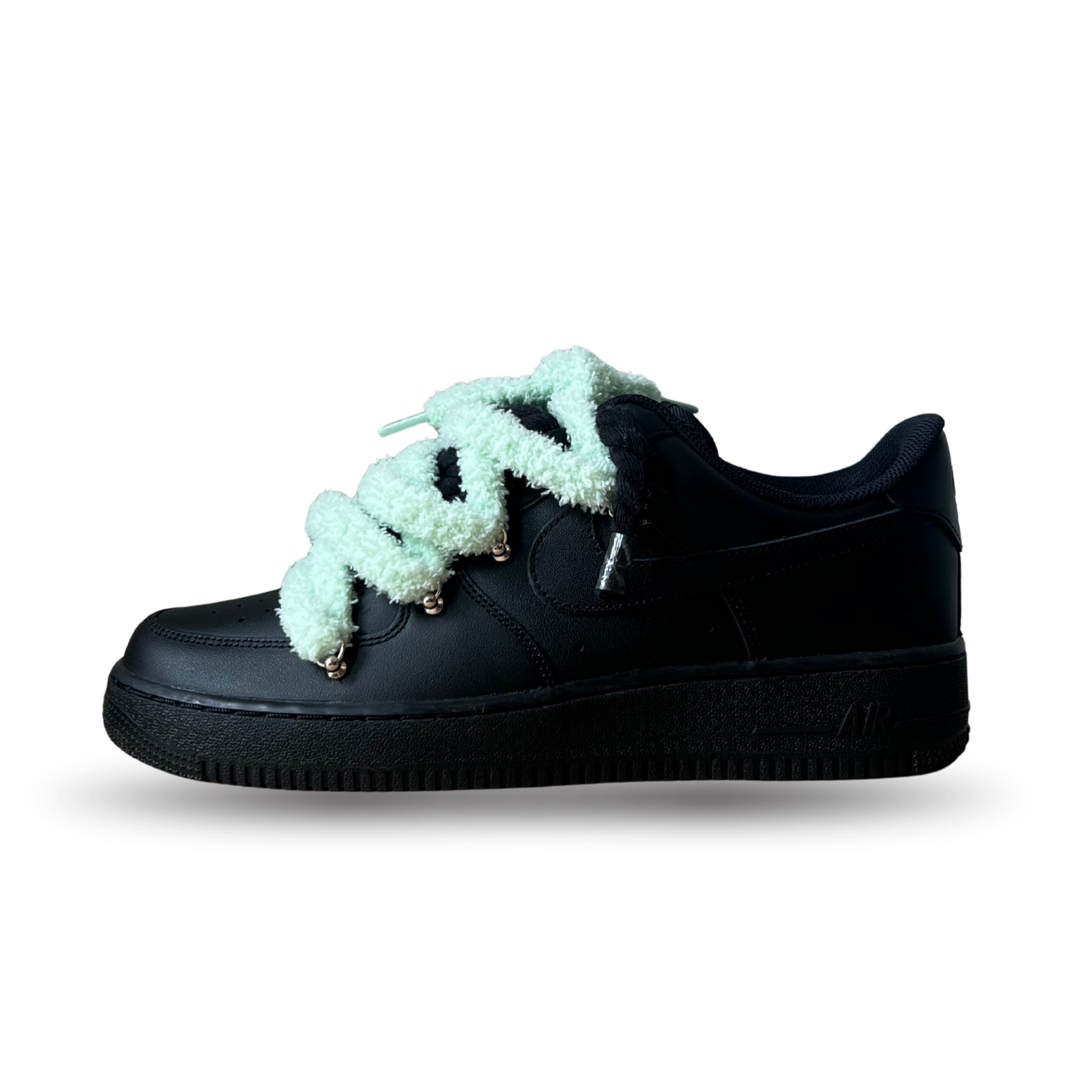 Nike Air Force 1 Black Chimney Cake Sweet Mint Oldalnézet