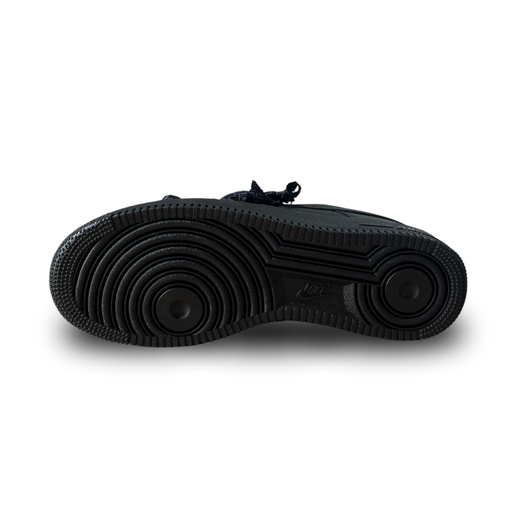 Nike Air Force 1 Black Lanvin Rope Lace Pure Black Talp