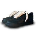 Nike Air Force 1 Black Rope Lace Beige Csanadsoles