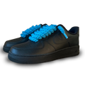 Nike Air Force 1 Black Rope Lace Blue Csanadsoles