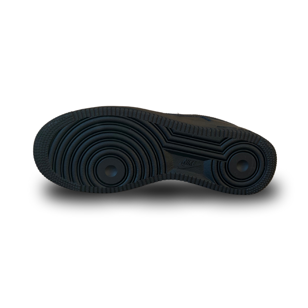 Nike Air Force 1 Black Rope Lace Brown Talp