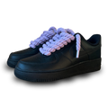 Air Force 1 Black Rope Lace Light Purple Csanadsoles