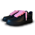 Nike Air Force 1 Black Rope Lace Pink Csanadsoles