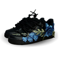 Nike Air Force 1 Black Rose Blue Laced Up Csanadsoles
