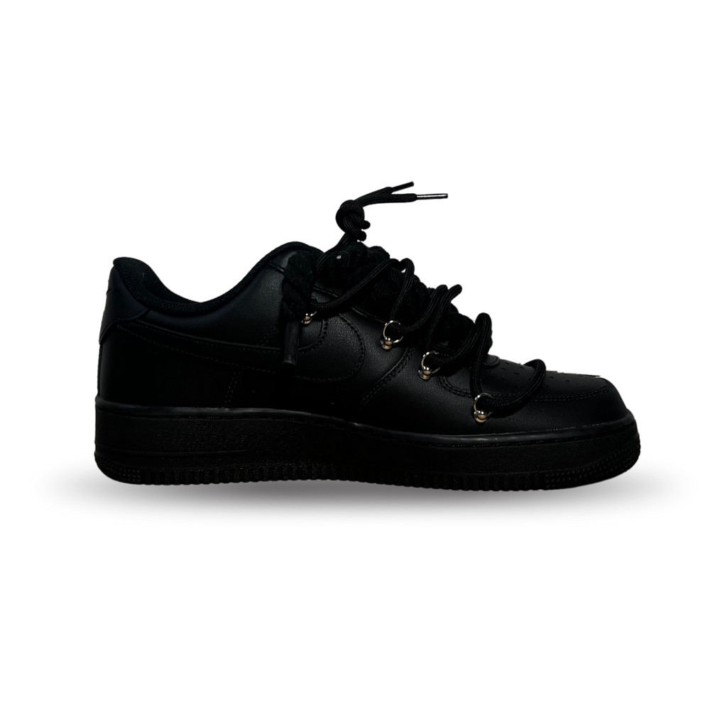 Nike Air Force 1 Black Rose Blue Laced Up Belső oldalnézet