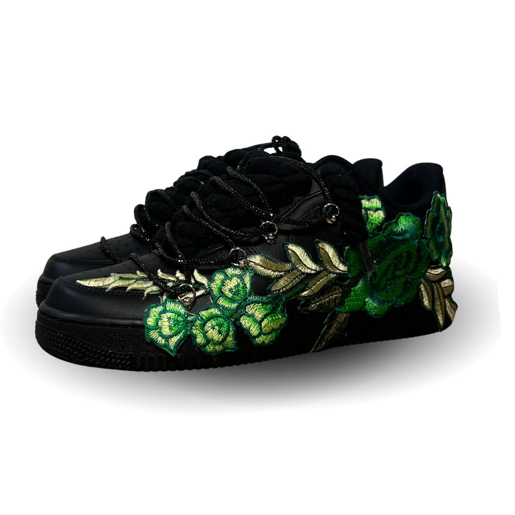 Nike Air Force 1 Black Rose Green Diamond Csanadsoles