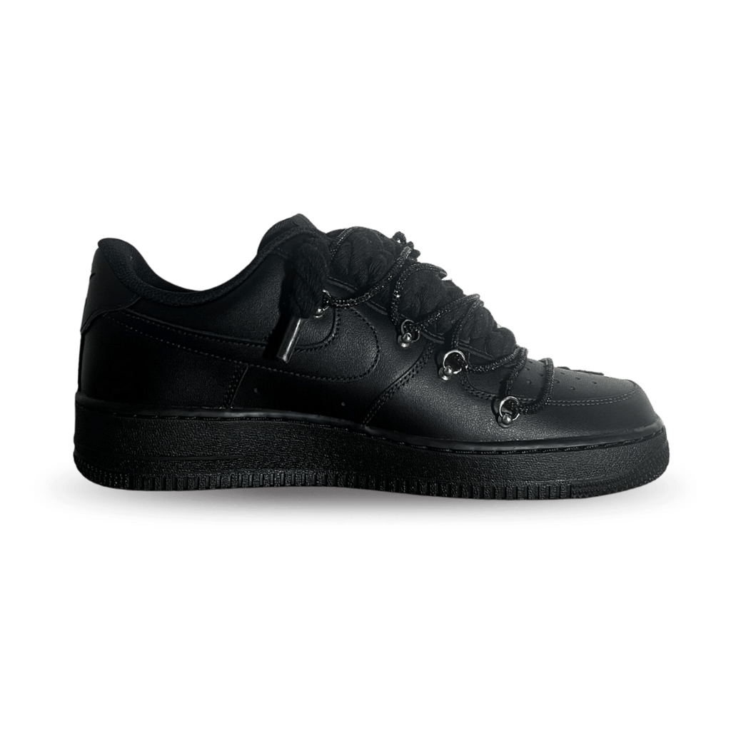 Nike Air Force 1 Black Rose Pure Black Diamond Belső oldalnézet
