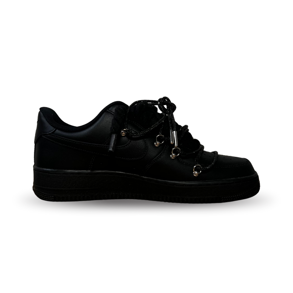 Nike Air Force 1 Black Rose Red Diamond Belső oldalnézet