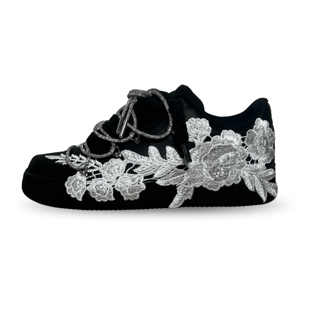 Nike Air Force 1 Black Rose White Diamond Oldalnézet