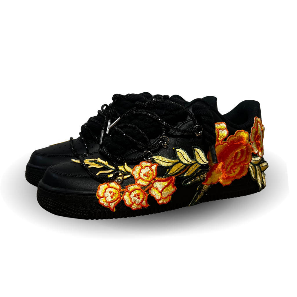 Nike Air Force 1 Black Rose Yellow Diamond Csanadsoles