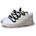 Nike Air Force 1 Laced Up Rope Lace Black Csanadsoles