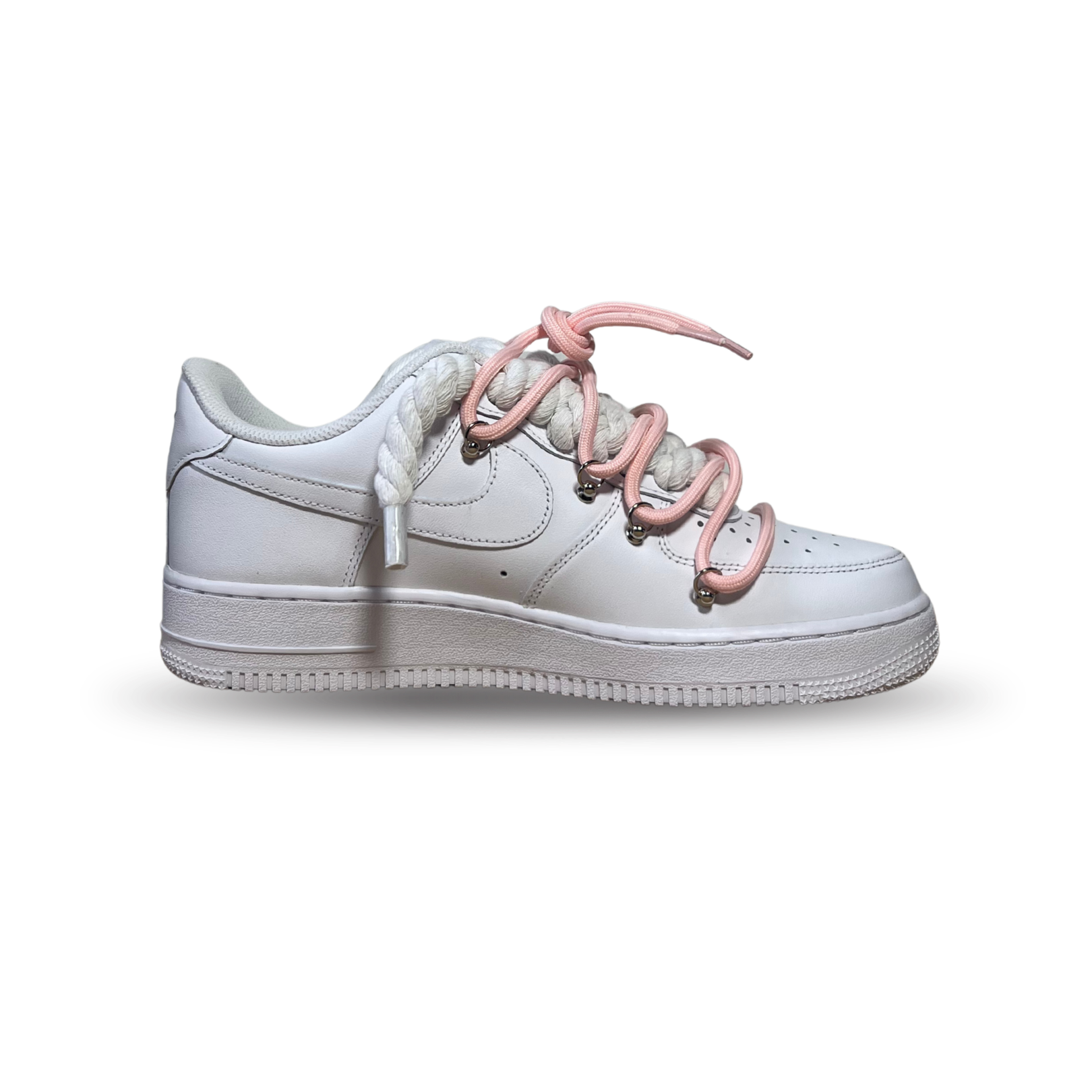 Nike Air Force 1 Laced Up Rope Lace Pink Belső oldalnézet