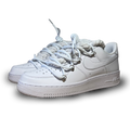Nike Air Force 1 Laced Up Rope Lace White Csanadsoles