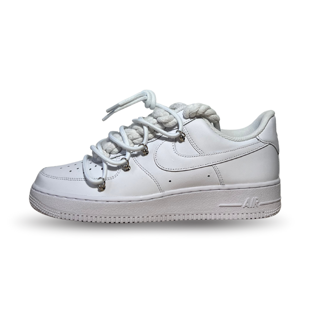 Nike Air Force 1 Laced Up Rope Lace White Oldalnézet