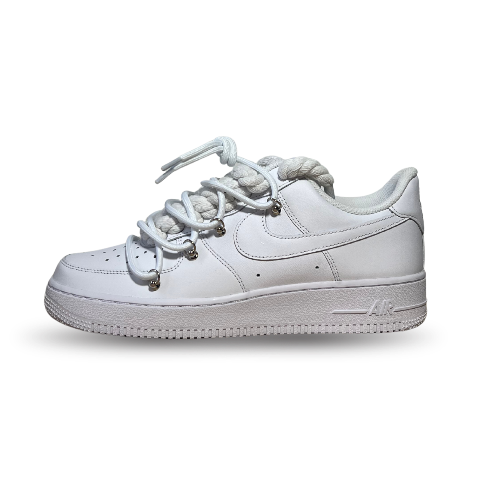 Nike Air Force 1 Laced Up Rope Lace White Oldalnézet
