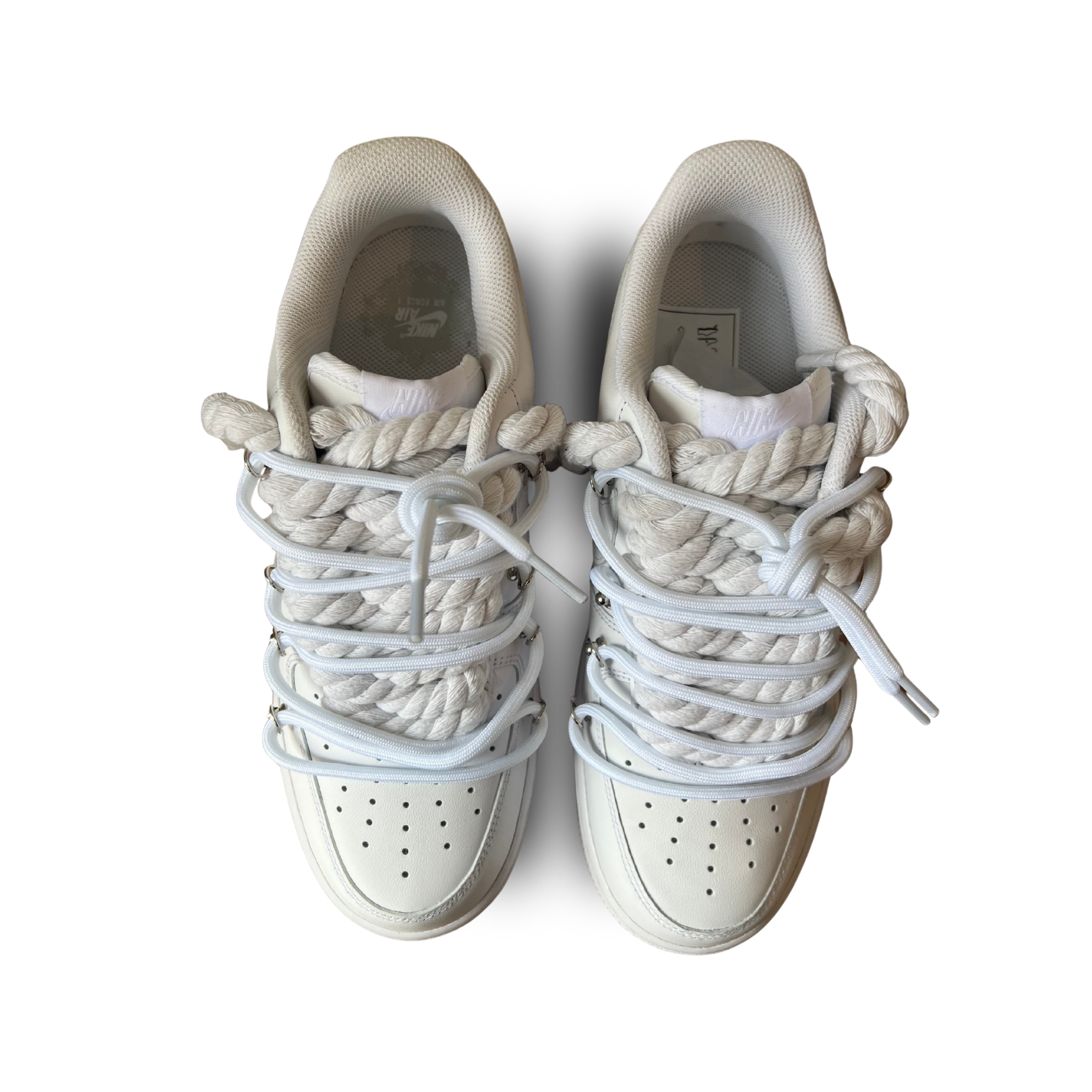 air force 1 laced up