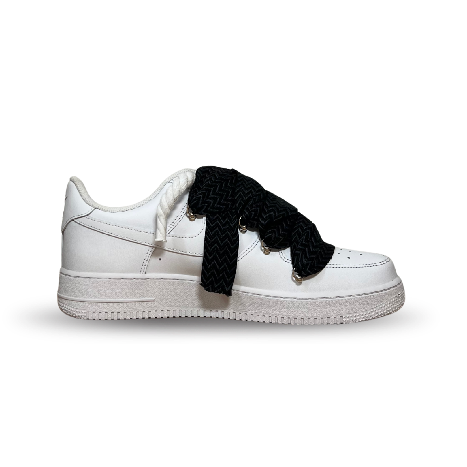 Nike Air Force 1 Lanvin Rope Lace Black Belső oldalnézet