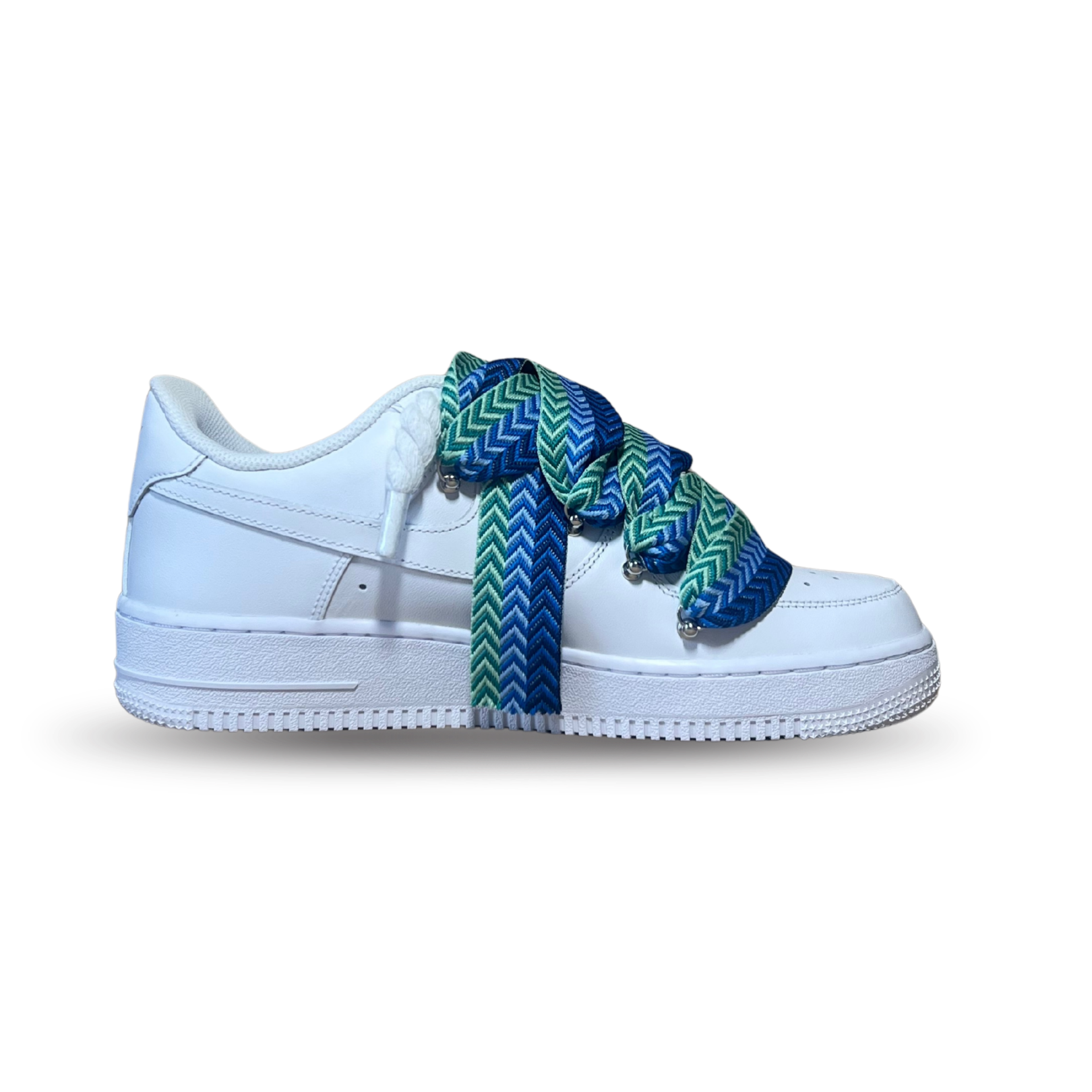 Nike Air Force 1 Lanvin Rope Lace Blue Black Belső oldalnézet