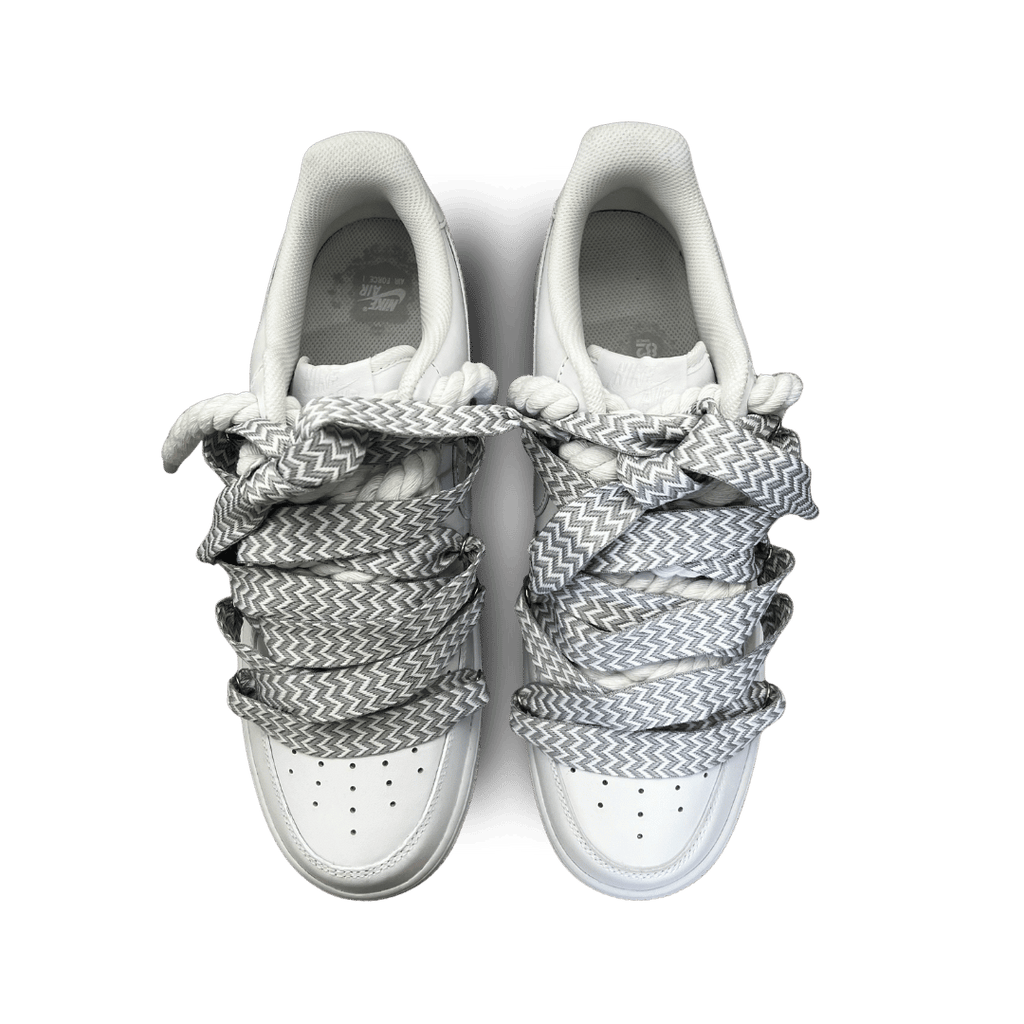 Nike Air Force 1 Lanvin Rope Lace Grey Felülnézet