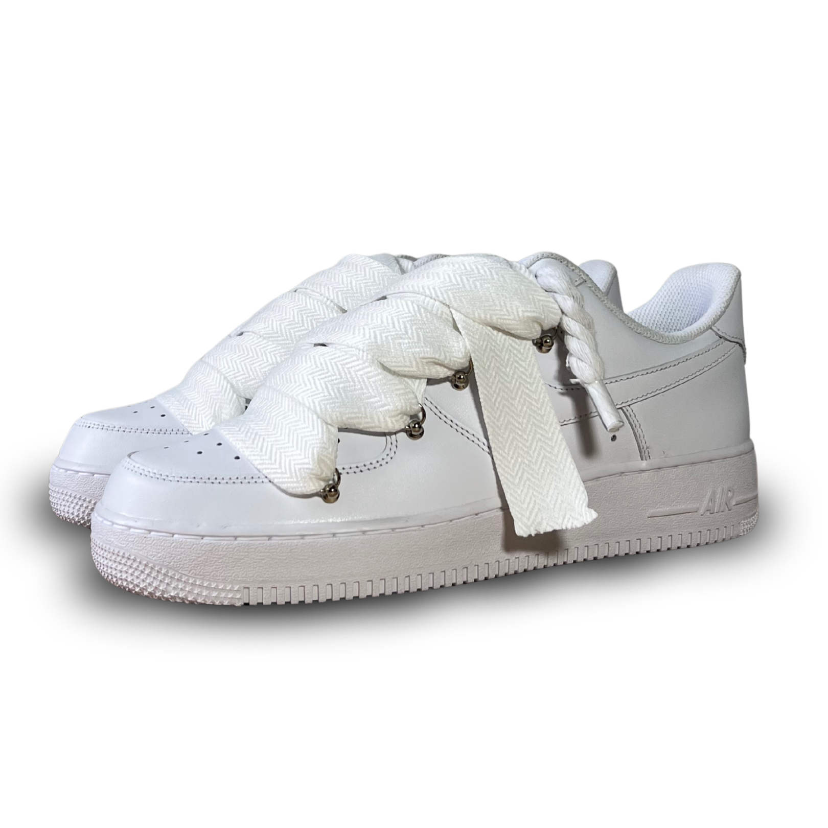 Usaf Ropes Shoulder Nike Lanvin Rope Lace Air Force Pure White | Csanadsoles – csanadsoles