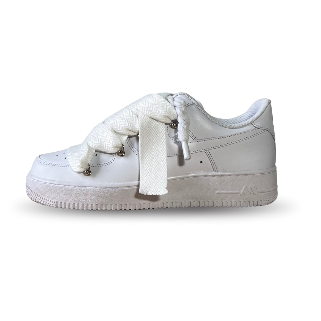 Nike Air Force 1 Lanvin Rope Lace Pure White Oldalnézet