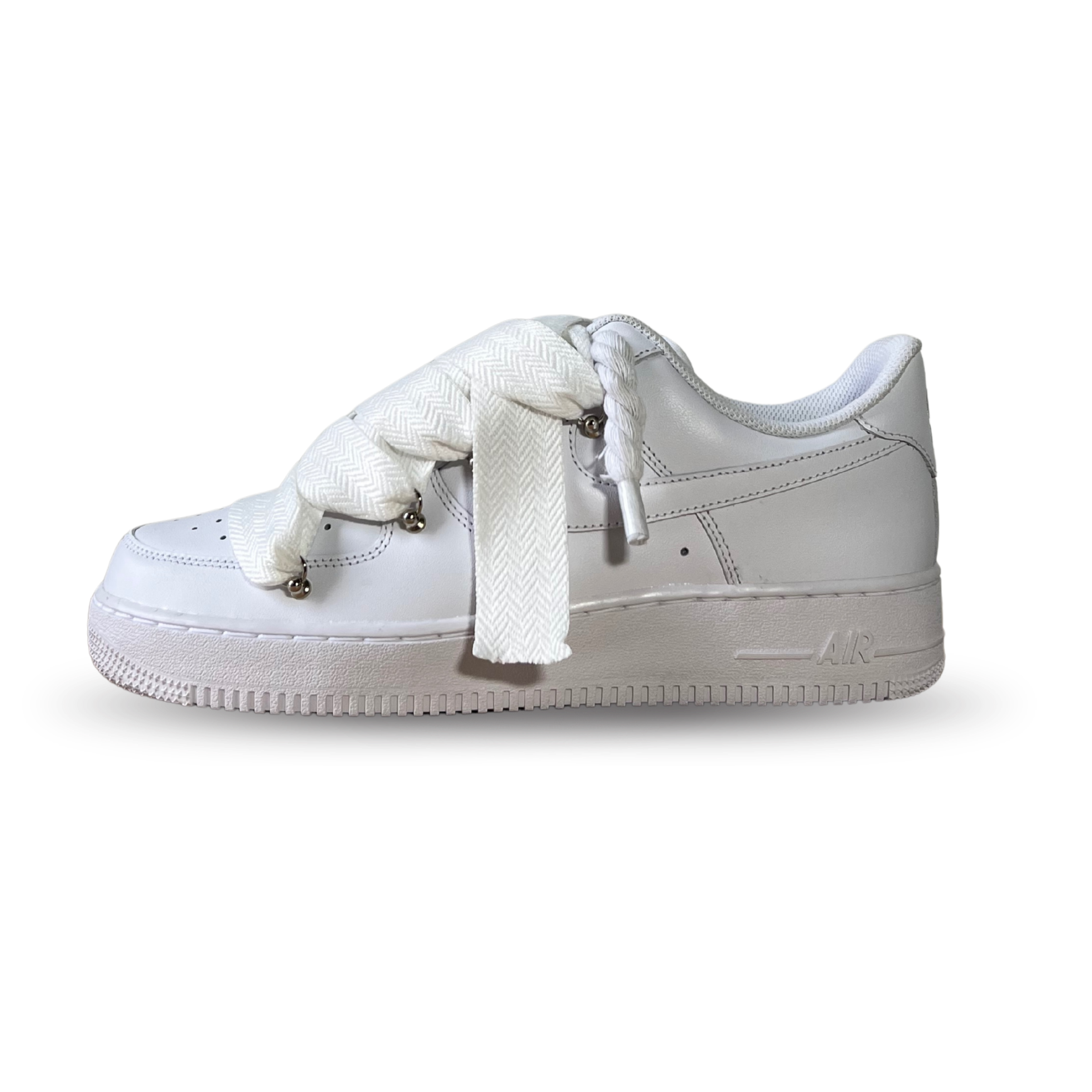 Nike Air Force 1 Lanvin Rope Lace Pure White Oldalnézet