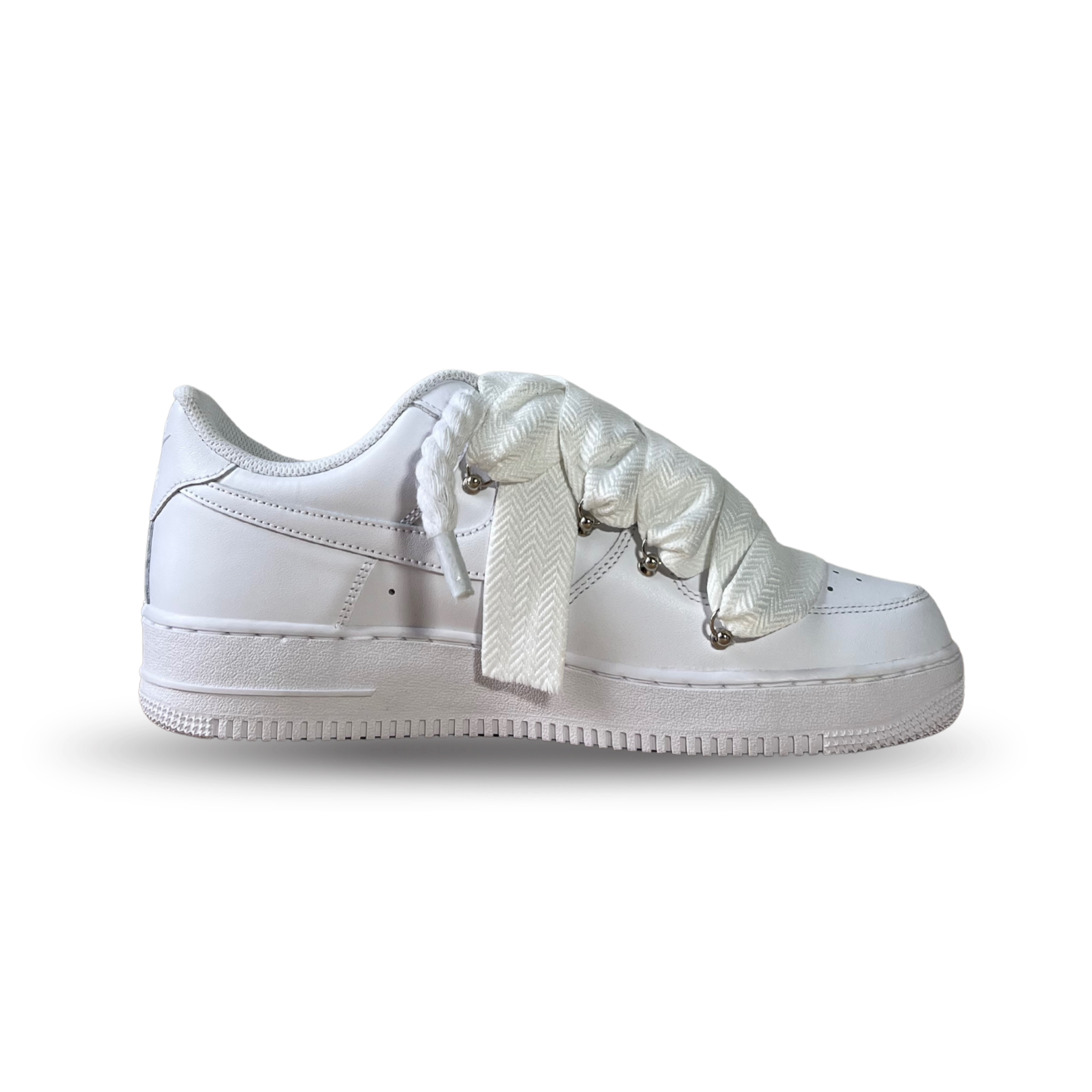 Nike Air Force 1 Lanvin Rope Lace Pure White Belső oldalnézet