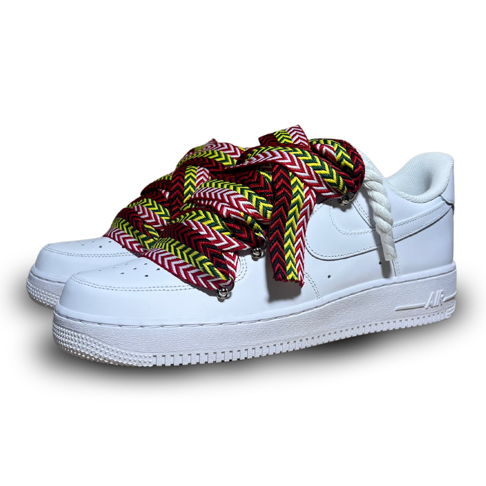 Nike Air Force 1 Lanvin Rope Lace Red Yellow Csanadsoles