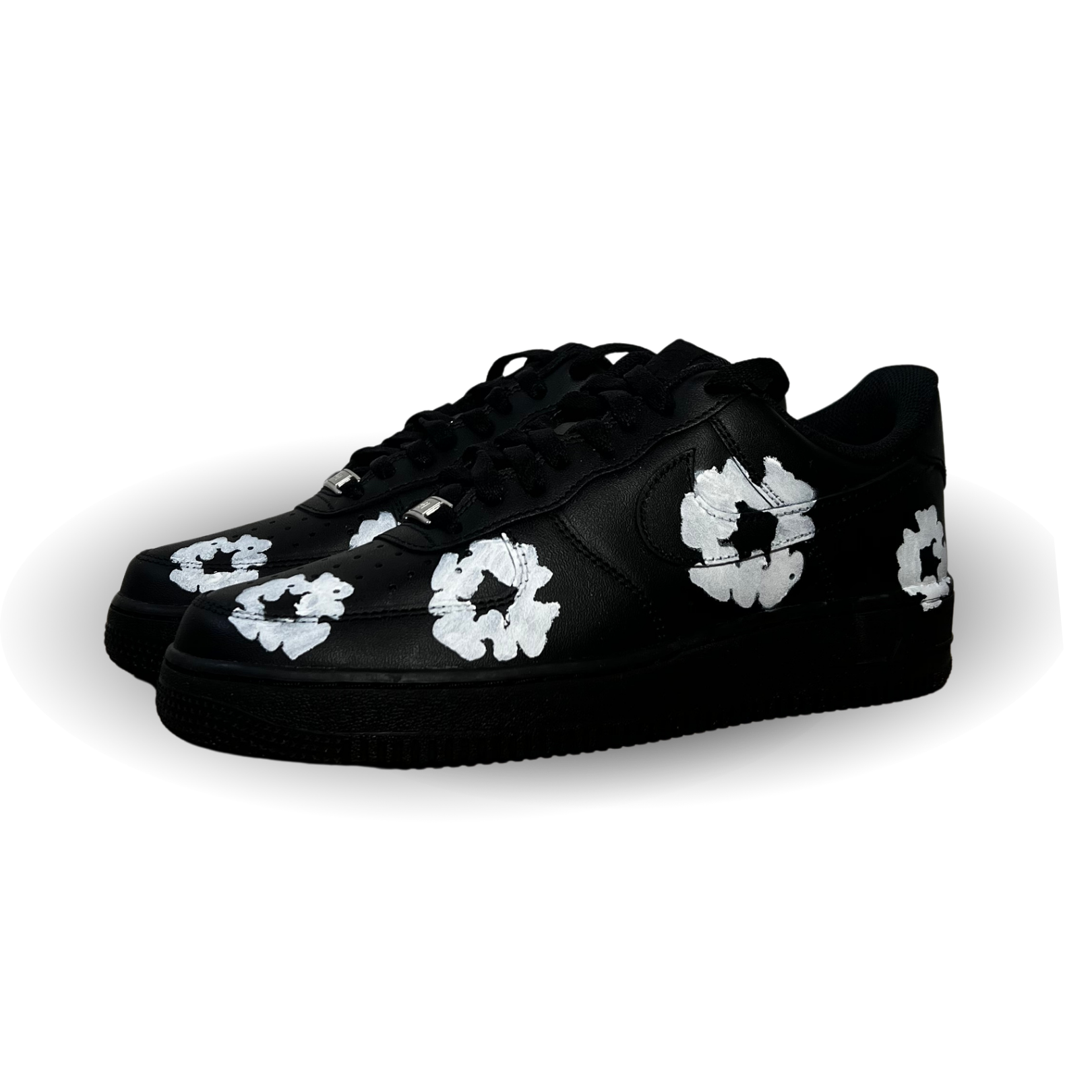 Nike Air Force 1 Low Black Denim Tears Custom Csanadsoles