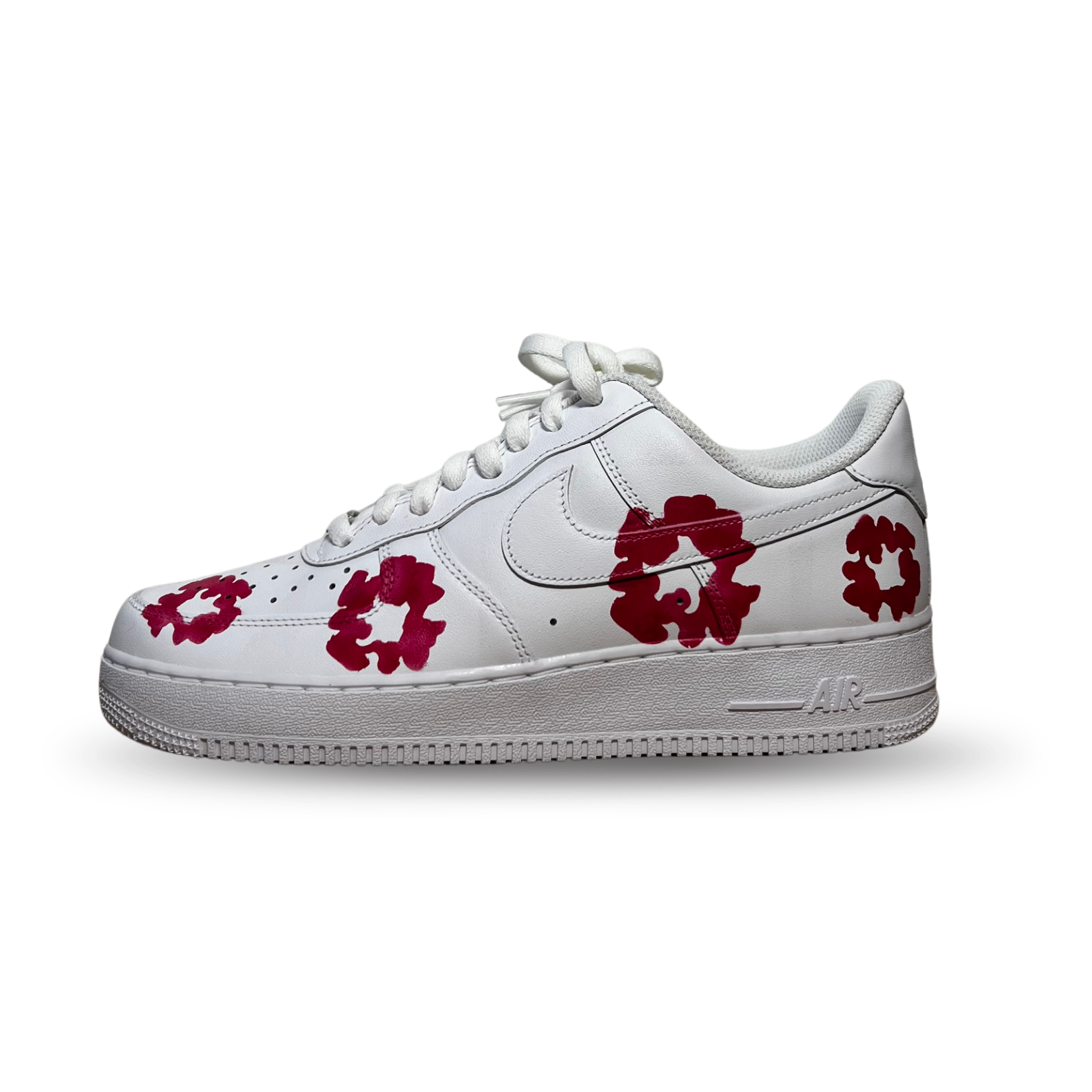 Nike Air Force 1 Low Denim Tears Custom Pink Oldalnézet